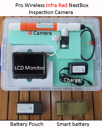 Infra Red Nest Box Inspection Camera Kit